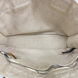 【6id6187】エルメス トートバッグ ニューフールトゥPM キャンバス ベージュ シルバー金具【中古】レディース