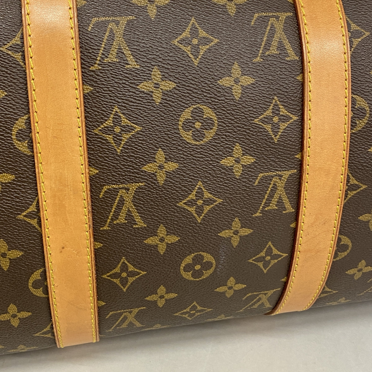【6id6188】ルイヴィトン ボストンバッグ モノグラム キーポル50 M41426 ブラウン【中古】メンズ レディース ユニセックス