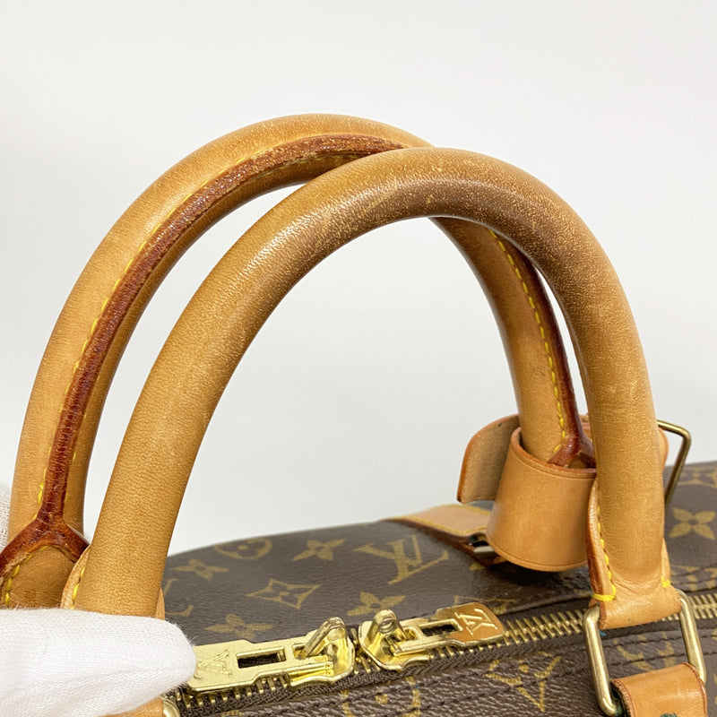 【6id6188】ルイヴィトン ボストンバッグ モノグラム キーポル50 M41426 ブラウン【中古】メンズ レディース ユニセックス