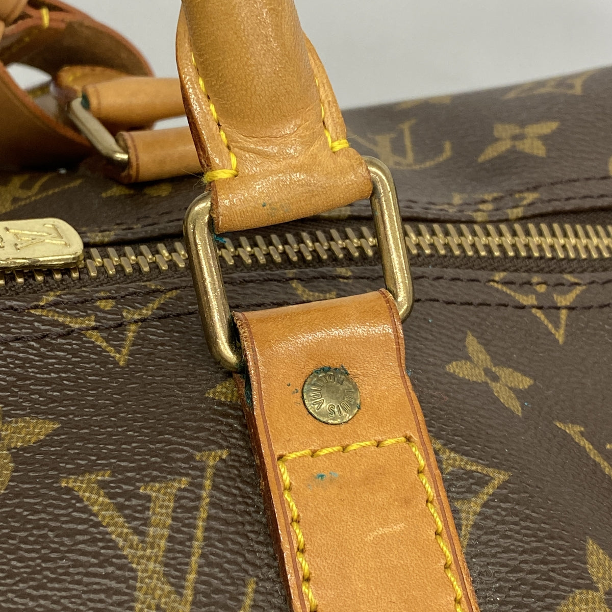 【6id6188】ルイヴィトン ボストンバッグ モノグラム キーポル50 M41426 ブラウン【中古】メンズ レディース ユニセックス
