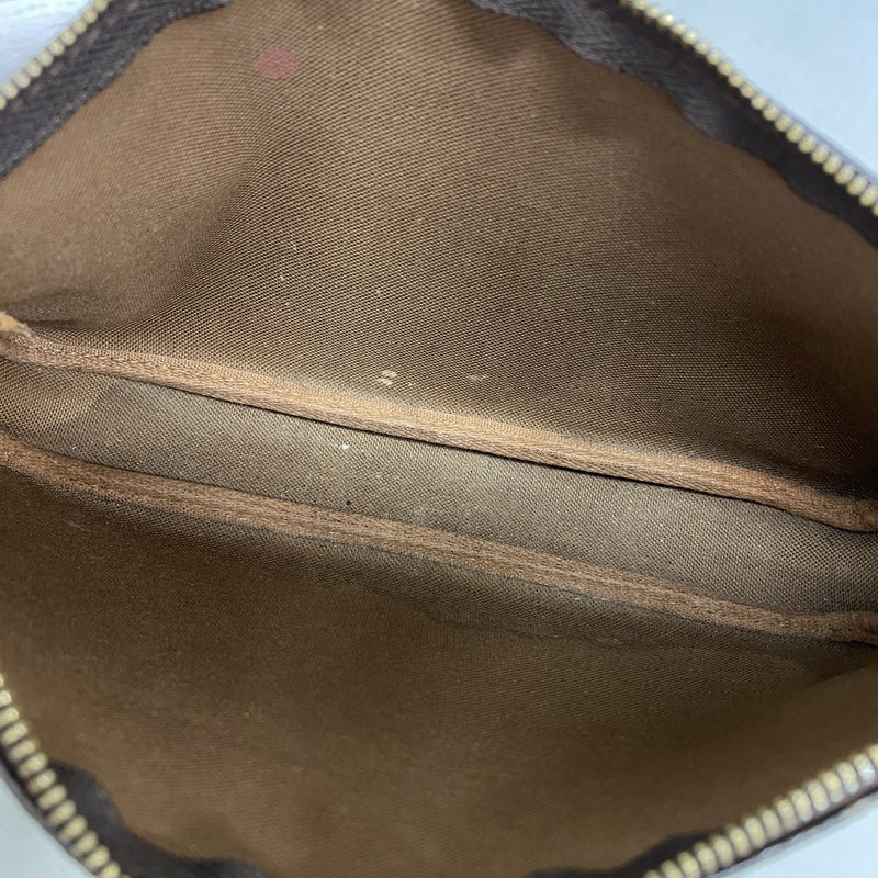 【6id6190】ルイヴィトン ポーチ モノグラムグラフィティ ポシェットアクセソワール M92191 ブラウン【中古】レディース