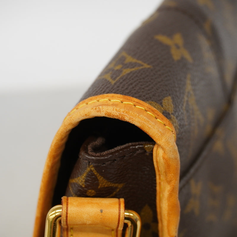 【6id6206】ルイヴィトン ショルダーバッグ モノグラム メニルモンタンPM M40474 ブラウン【中古】レディース