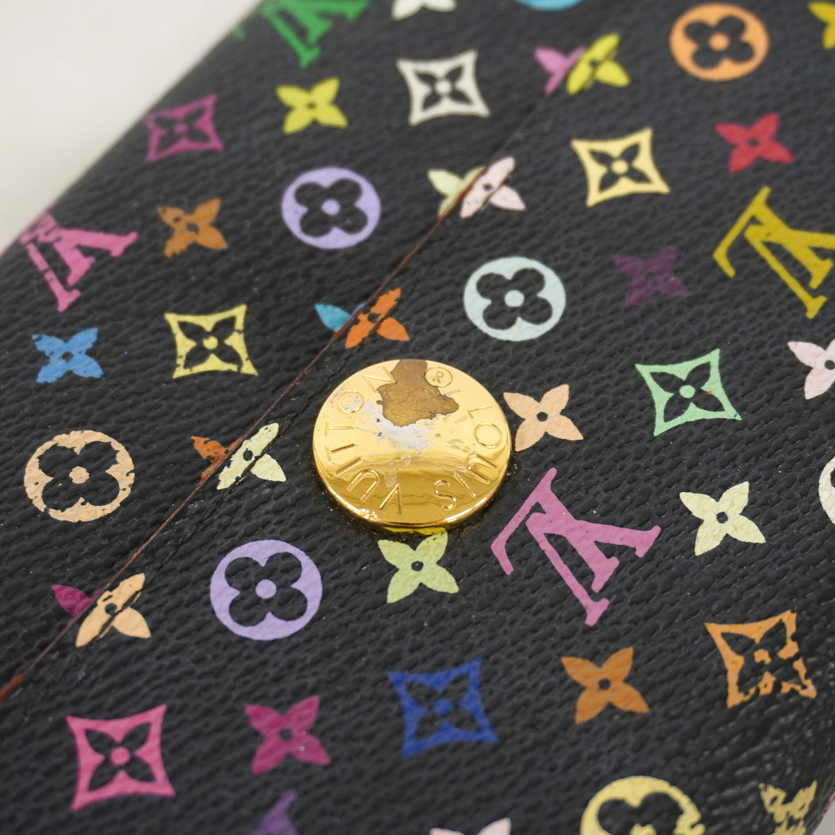 【6id6215】ルイヴィトン 長財布 モノグラム・マルチカラー ポルトフォイユサラ M93747 グルナード【中古】レディース