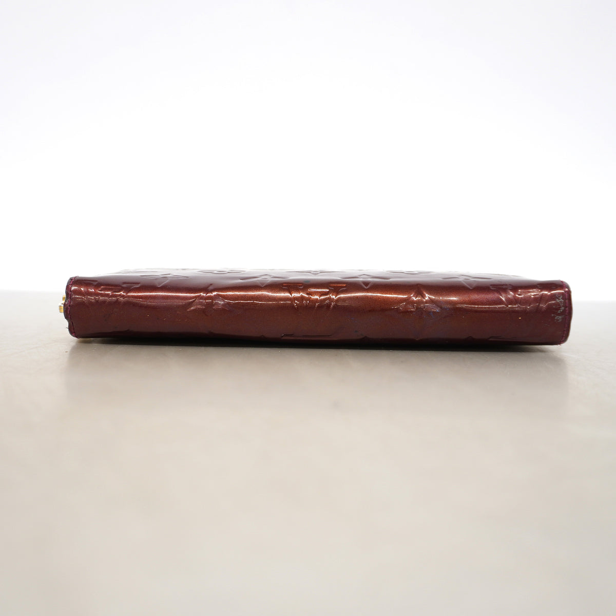 【6id6225】ルイヴィトン 長財布 ヴェルニ ジッピーウォレット M91536 ルージュフォーヴィスト【中古】レディース