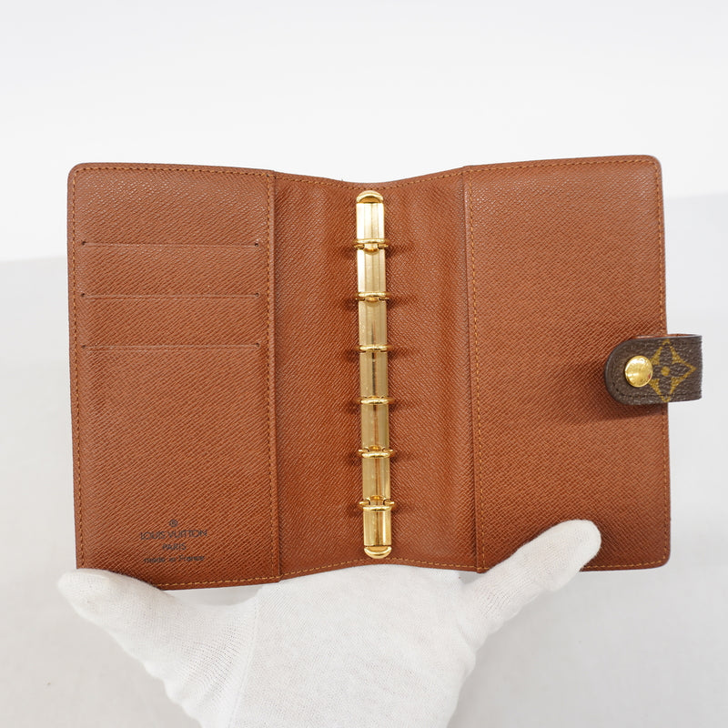 【6id6227】ルイヴィトン 手帳カバー モノグラム アジェンダPM R20005 ブラウン【中古】メンズ レディース ユニセックス