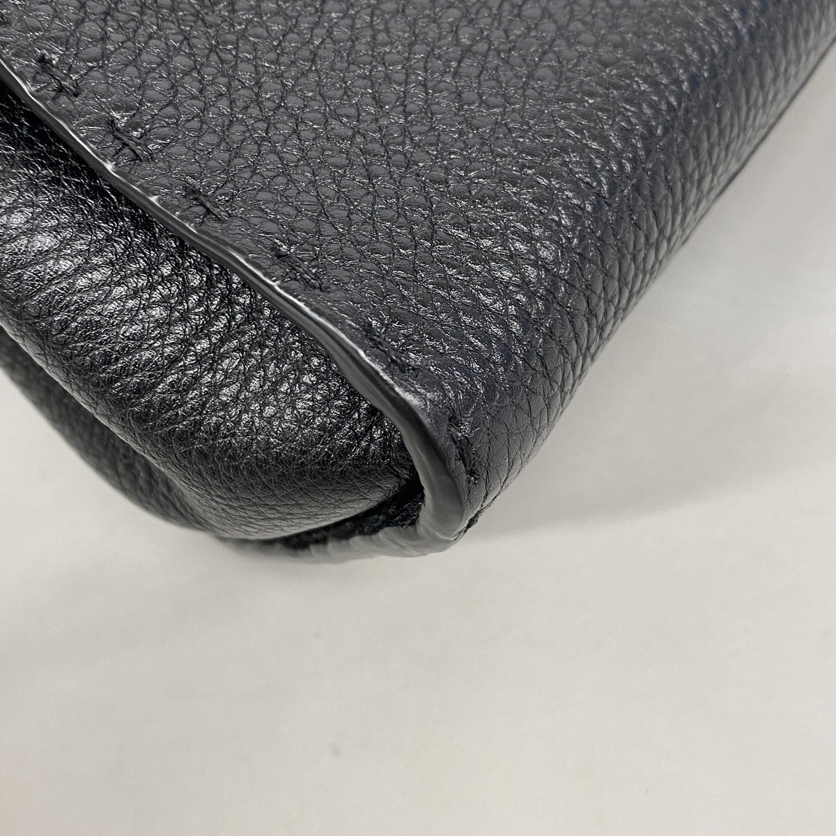 【6id6238】フェンディ ハンドバッグ セレリア ピーカブー レザー ブラック シルバー金具 2wayバッグ【中古】レディース