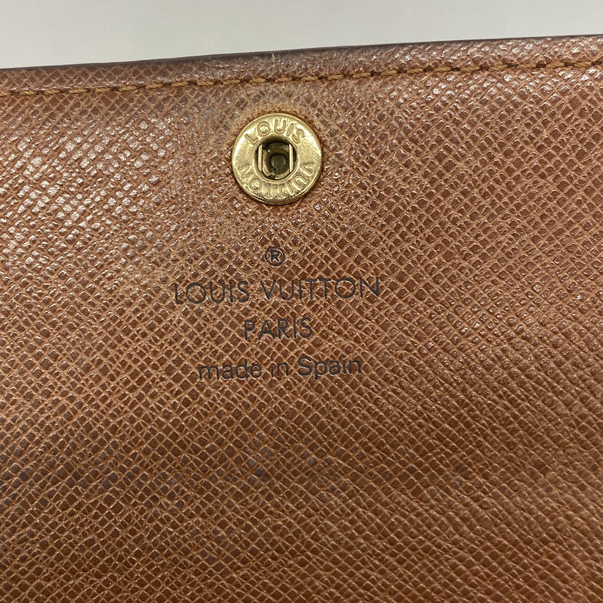 【6id6247】ルイヴィトン 財布 モノグラム ポルトモネジップ M61735 ブラウン【中古】メンズ レディース ユニセックス
