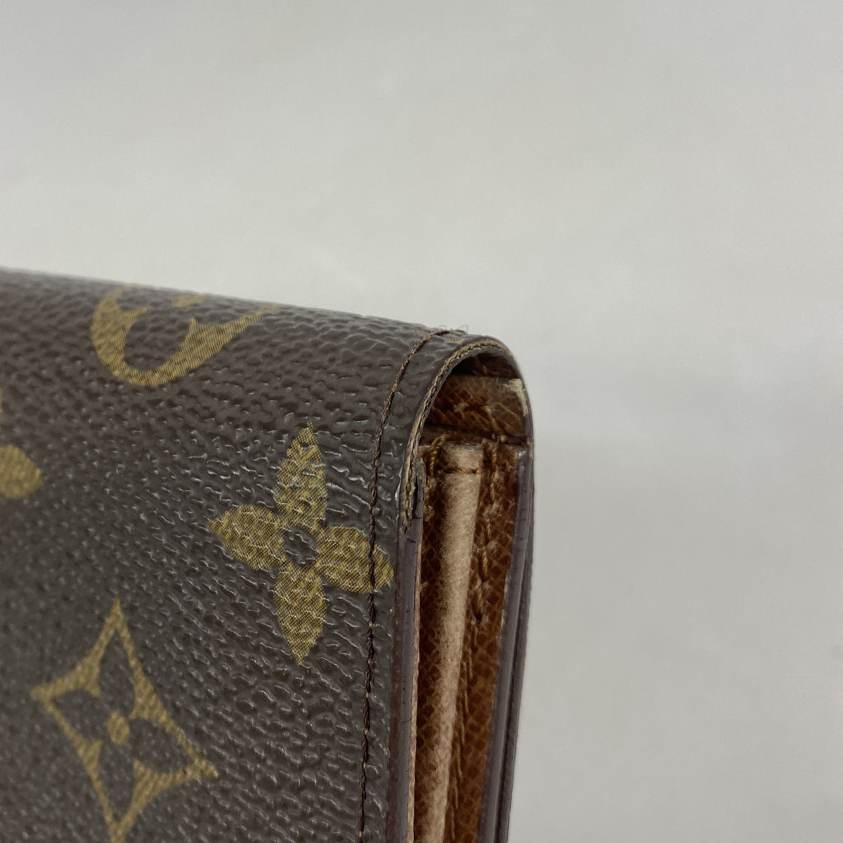 【6id6247】ルイヴィトン 財布 モノグラム ポルトモネジップ M61735 ブラウン【中古】メンズ レディース ユニセックス