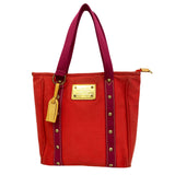 【6id6255】ルイヴィトン トートバッグ アンティグア カバMM M40034 ルージュ【中古】レディース