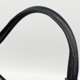 【6id6274】グッチ ショルダーバッグ グッチシマ 190525 レザー ブラック シャンパンゴールド金具【中古】レディース