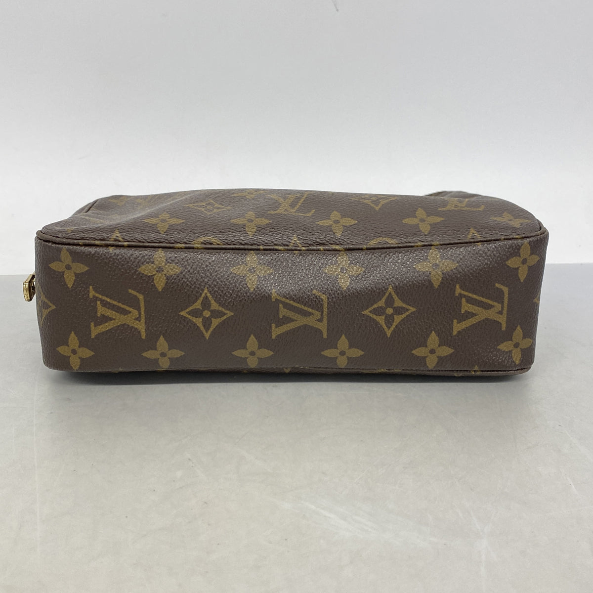 【6id6284】ルイヴィトン ポーチ モノグラム トゥルーストワレット23 M47524 ブラウン【中古】レディース