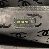 【6id6298】シャネル トートバッグ ワイルドステッチ レザー ブラック ゴールド金具【中古】レディース