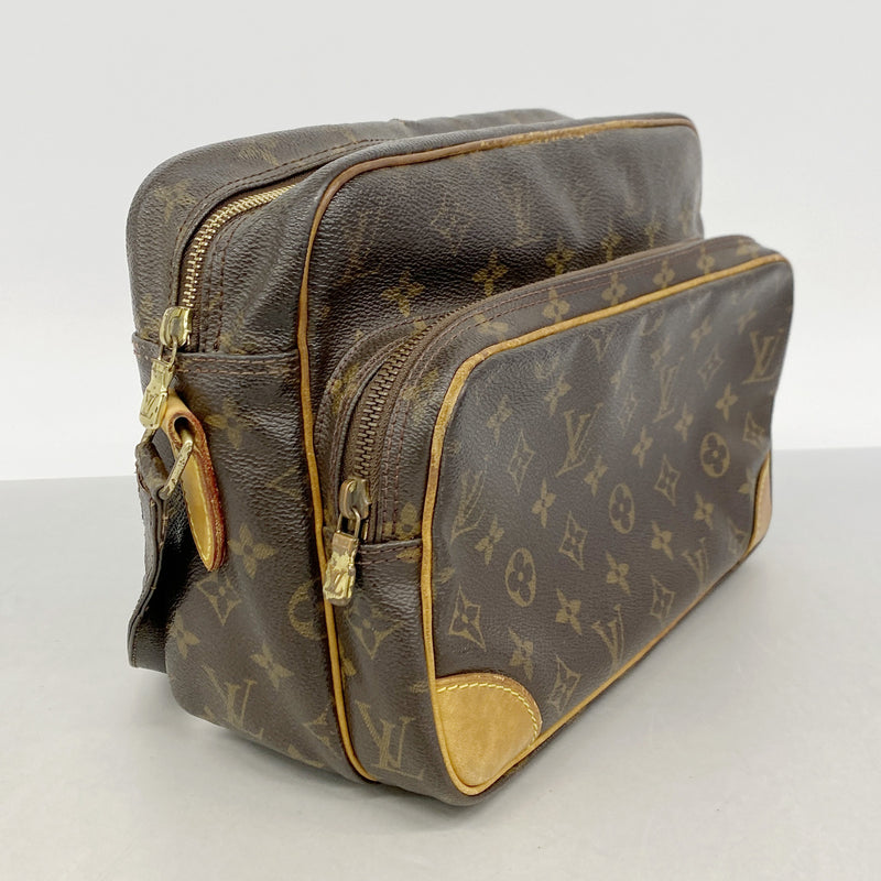 【6id6301】ルイヴィトン ショルダーバッグ モノグラム ナイル M45244 ブラウン【中古】レディース