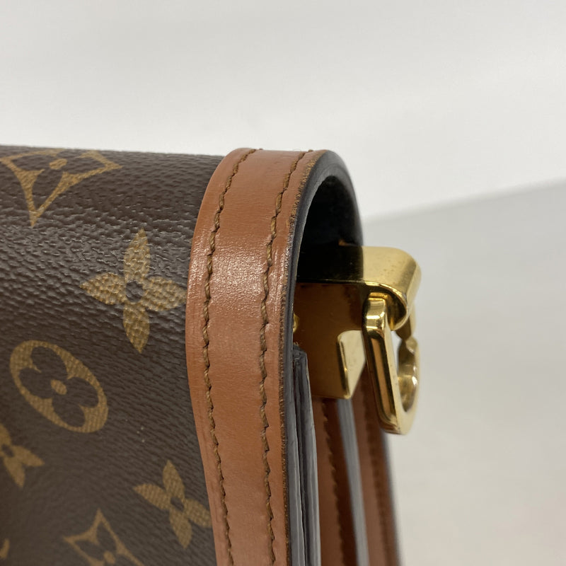 【6id6302】ルイヴィトン ショルダーバッグ モノグラム・リバース ドーフィーヌMM M45958 ブラウン【中古】レディース