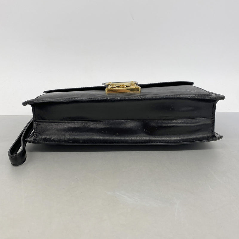 【6id6304】ルイヴィトン クラッチバッグ エピ ポシェットセリエドラゴンヌ M52612 ノワール【中古】メンズ