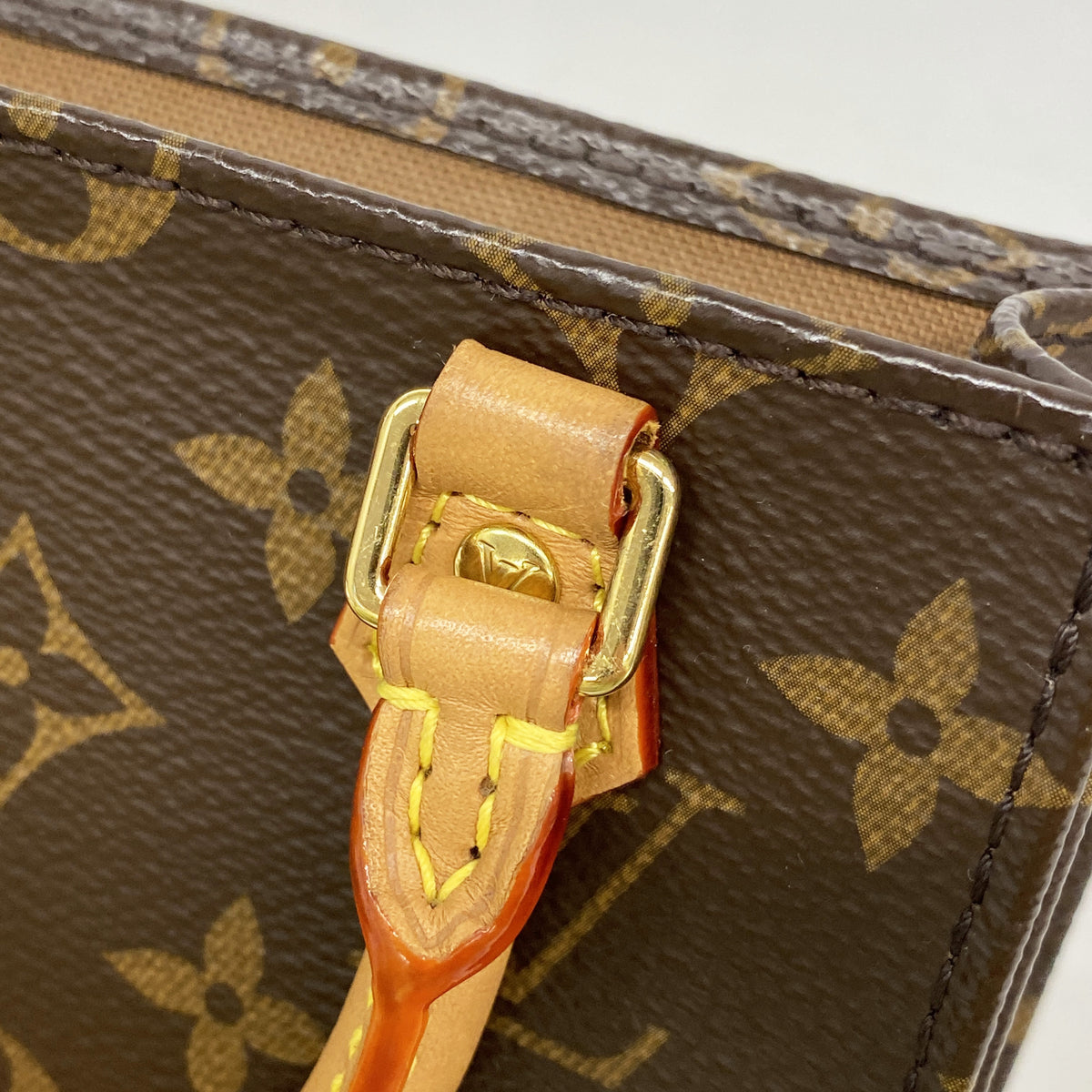 【6id6322】ルイヴィトン ハンドバッグ モノグラム プティットサックプラ M81295 ブラウン 2wayバッグ【中古】レディース