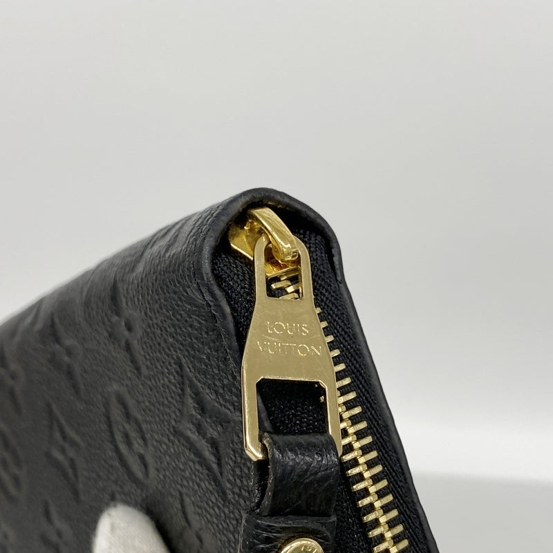 【6id6327】ルイヴィトン 長財布 モノグラム・アンプラント ジッピーウォレット M61864 ノワール【中古】レディース