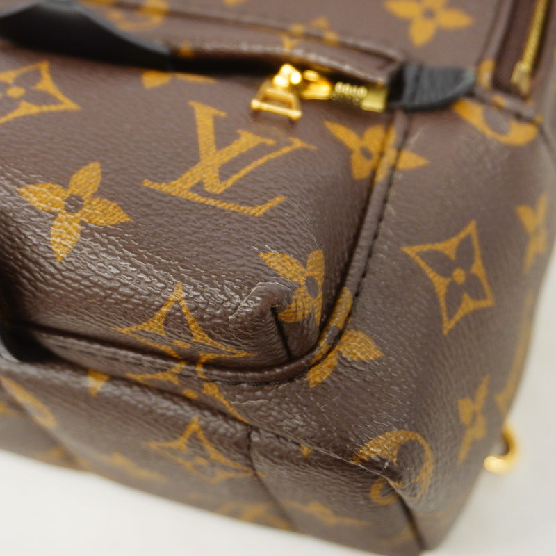 【6id6333】ルイヴィトン リュック・デイパック モノグラム パームスプリングスバックパックMINI M44873 ブラウン【中古】レディース