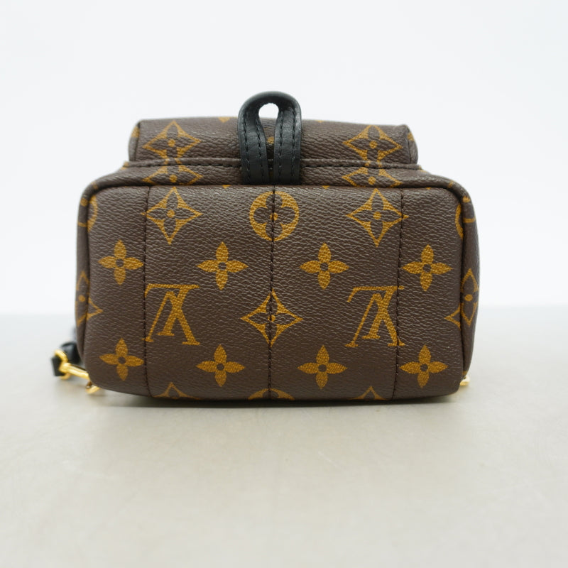 【6id6333】ルイヴィトン リュック・デイパック モノグラム パームスプリングスバックパックMINI M44873 ブラウン【中古】レディース