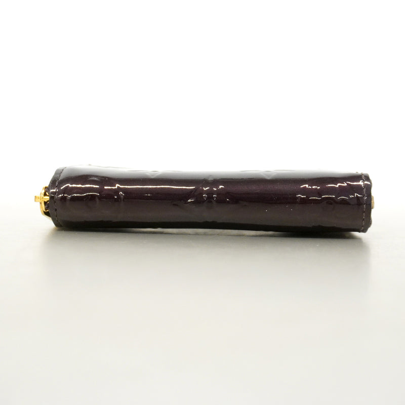 【6id6352】ルイヴィトン コインケース ヴェルニ ジッピーコインパース M93607 アマラント【中古】レディース