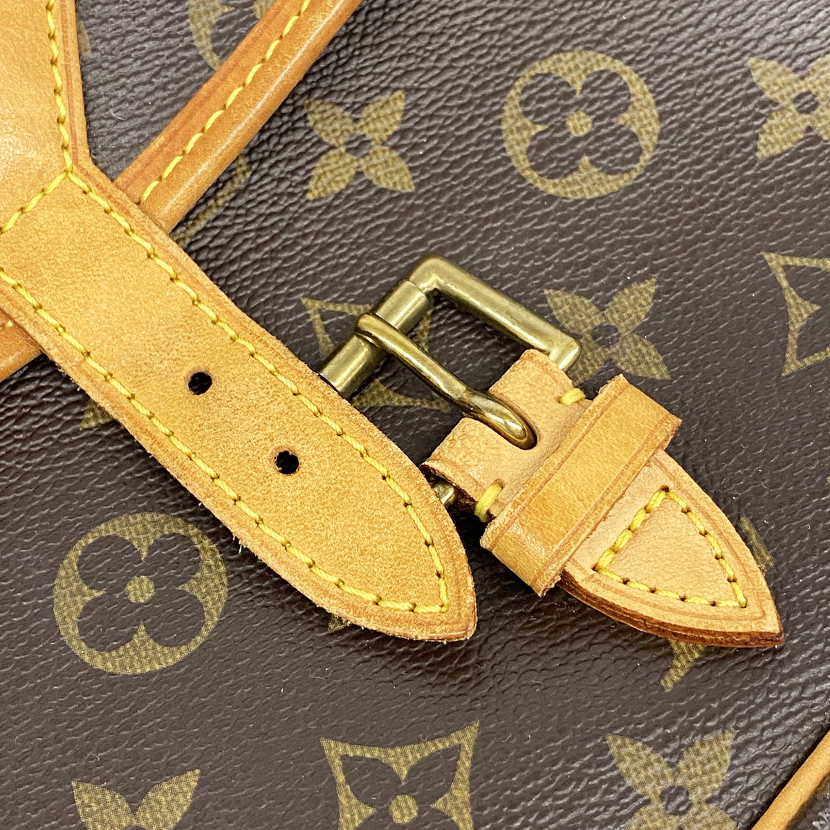 【6id6368】ルイヴィトン ショルダーバッグ モノグラム ソローニュ M42250 ブラウン【中古】レディース