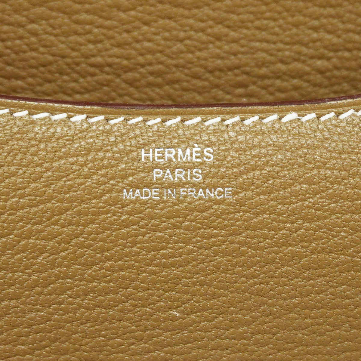 【6id6380】エルメス ショルダーバッグ コンスタンスミニ シェブルミゾル エトゥープ シルバー金具 G刻印【中古】レディース