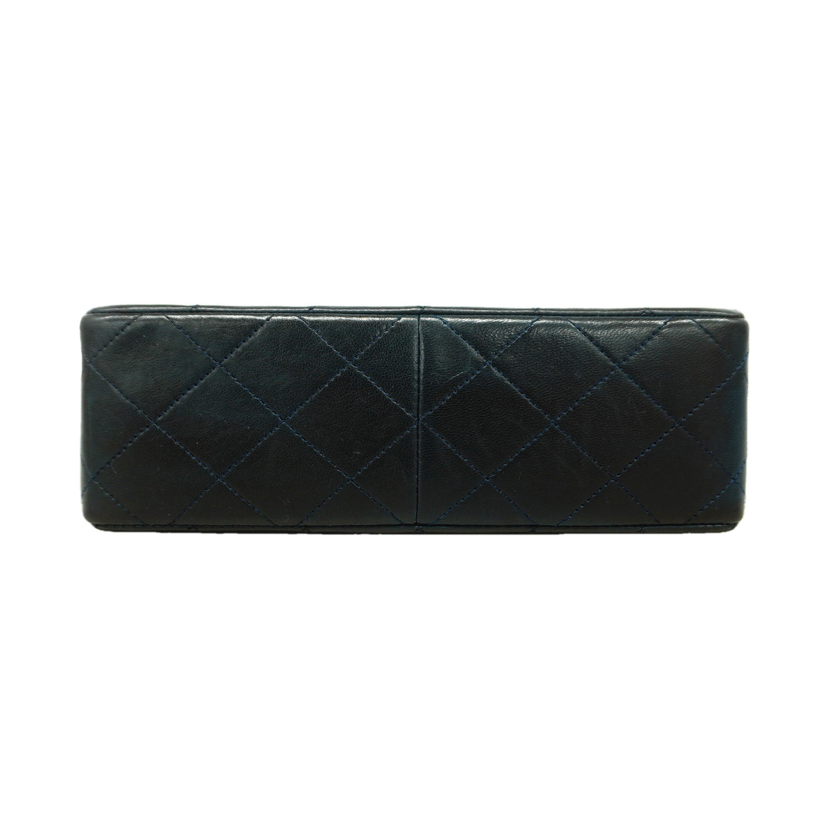 【6id6382】シャネル ショルダーバッグ マトラッセ チェーンショルダー ラムスキン ネイビー ゴールド金具【中古】レディース