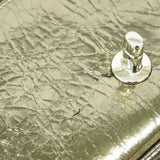【6id6383】シャネル ショルダーバッグ マトラッセ Wチェーン レザー シャンパンゴールド シルバー金具【中古】レディース
