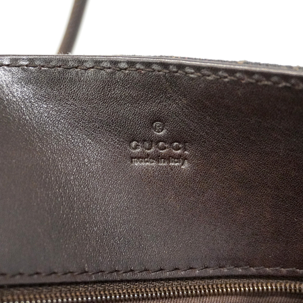 【6id6385】グッチ トートバッグ 101341 キャンバス ブラウン シルバー金具【中古】レディース
