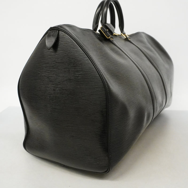 【6id6386】ルイヴィトン ボストンバッグ エピ キーポル55 M59052 ノワール【中古】メンズ レディース ユニセックス