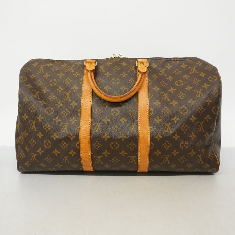 【6id6387】ルイヴィトン ボストンバッグ モノグラム キーポル50 M41426 ブラウン【中古】メンズ レディース ユニセックス