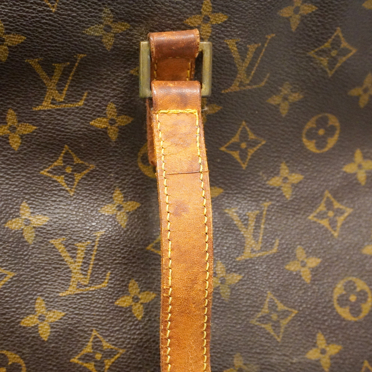 【6id6388】ルイヴィトン トートバッグ モノグラム カバメゾ M51151 ブラウン【中古】レディース