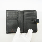 【6id6402】ルイヴィトン 財布 エピ ポルトモネビエヴィエノワ M63642 ノワール【中古】レディース