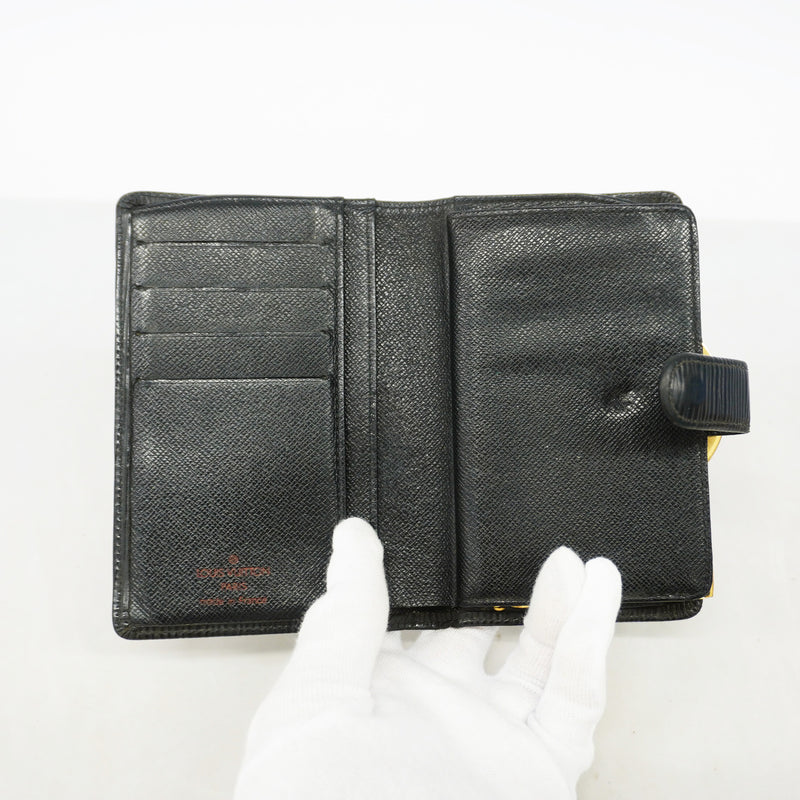 【6id6402】ルイヴィトン 財布 エピ ポルトモネビエヴィエノワ M63642 ノワール【中古】レディース