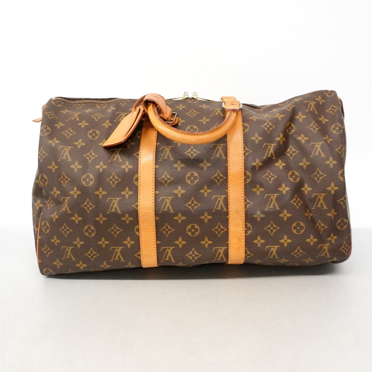 【6ie6422】ルイヴィトン ボストンバッグ モノグラム キーポル50 M41426 ブラウン【中古】メンズ レディース ユニセックス