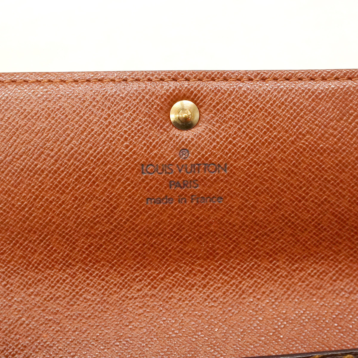 【6ie6427】ルイヴィトン 長財布 モノグラム ポシェットポルトモネクレディ M61725 ブラウン【中古】レディース