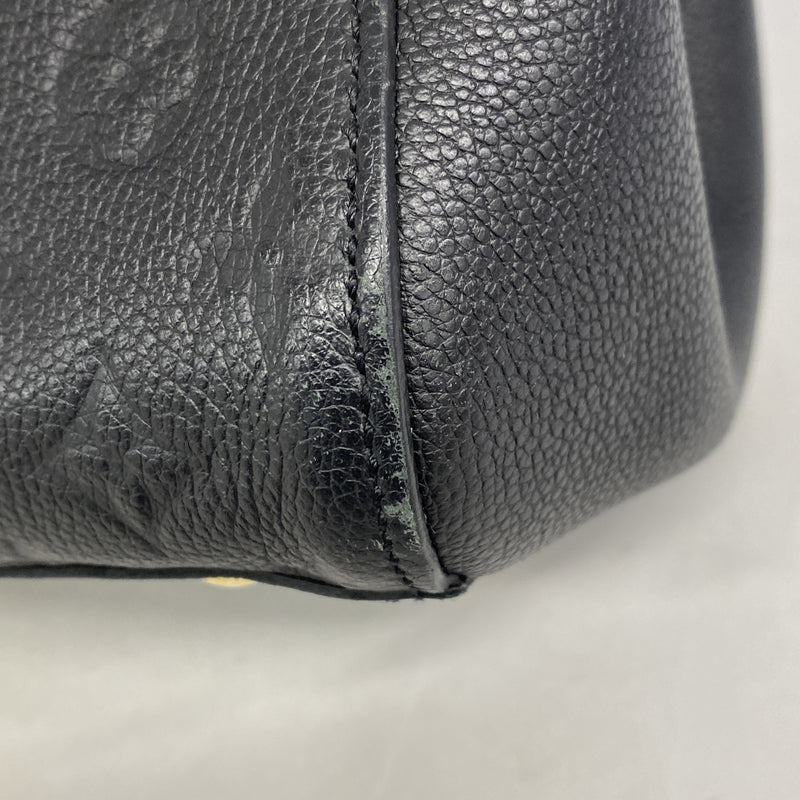 【6ie6442】ルイヴィトン ハンドバッグ モノグラム・アンプラント モンテーニュMM M41048 ノワール 2wayバッグ【中古】レディース