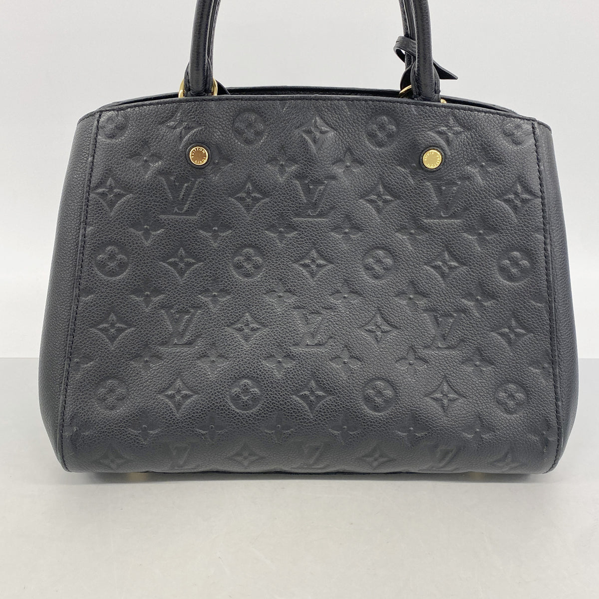 【6ie6442】ルイヴィトン ハンドバッグ モノグラム・アンプラント モンテーニュMM M41048 ノワール 2wayバッグ【中古】レディース