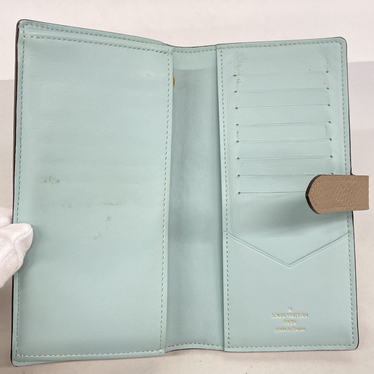 【6ie6454】ルイヴィトン 長財布 トリヨン LVヴェルティカルウォレット M81367 ガレ【中古】レディース
