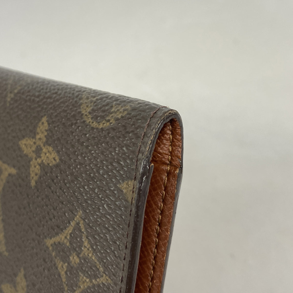 【6ie6455】ルイヴィトン パスケース モノグラム ポルト2カルトクレディ M60533 ブラウン【中古】メンズ レディース ユニセックス