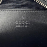 【6ie6457】グッチ ショルダーバッグ GGマーモント 447632 レザー ブラック シルバー金具【中古】レディース