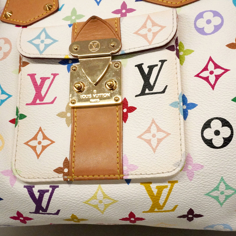 【6ie6464】ルイヴィトン ハンドバッグ モノグラム・マルチカラー スピーディ30 M92643 ブロン【中古】レディース