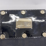 【6ie6468】フェンディ トートバッグ ズッカ ナイロンキャンバス ブラック ゴールド金具【中古】レディース