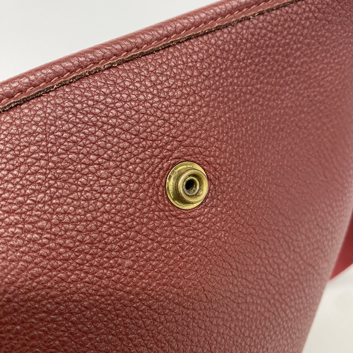 【6ie6473】エルメス ショルダーバッグ エヴリン1PM トリヨンクレマンス ルージュアッシュ ゴールド金具 □G刻印【中古】レディース