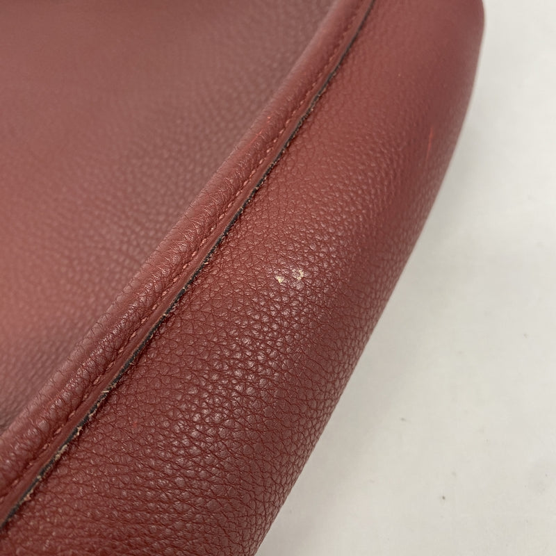 【6ie6473】エルメス ショルダーバッグ エヴリン1PM トリヨンクレマンス ルージュアッシュ ゴールド金具 □G刻印【中古】レディース