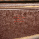 【6ie6482】ルイヴィトン 長財布 ダミエ ジッピーウォレット N41661 エベヌ【中古】メンズ レディース ユニセックス