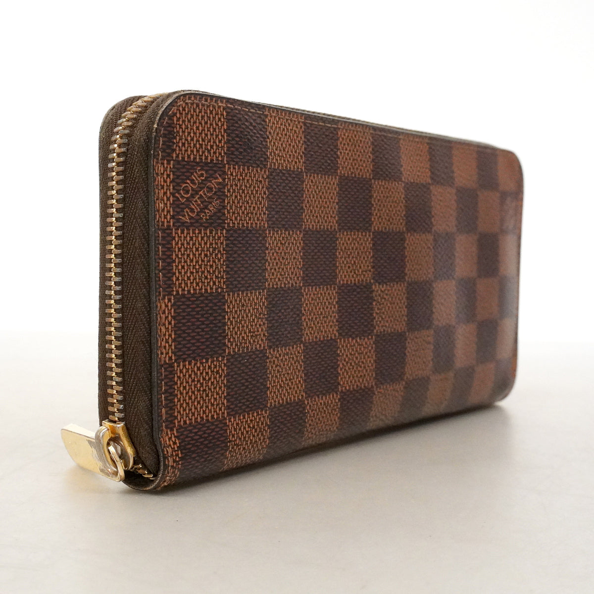 【6ie6482】ルイヴィトン 長財布 ダミエ ジッピーウォレット N41661 エベヌ【中古】メンズ レディース ユニセックス