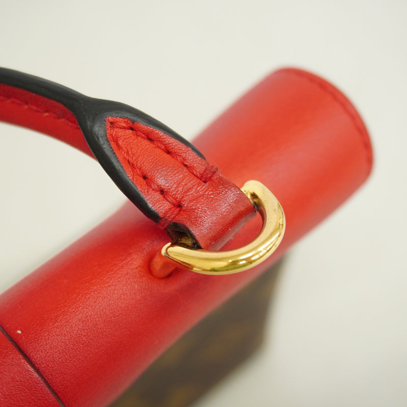 【6ie6491】ルイヴィトン ハンドバッグ モノグラム ロッキーBB M44322 ブラウン レッド 2wayバッグ【中古】レディース