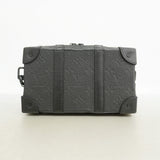 【6ie6494】ルイヴィトン ショルダーバッグ モノグラムトリヨン ソフトトランクウォレット M80224 ブラック【中古】メンズ