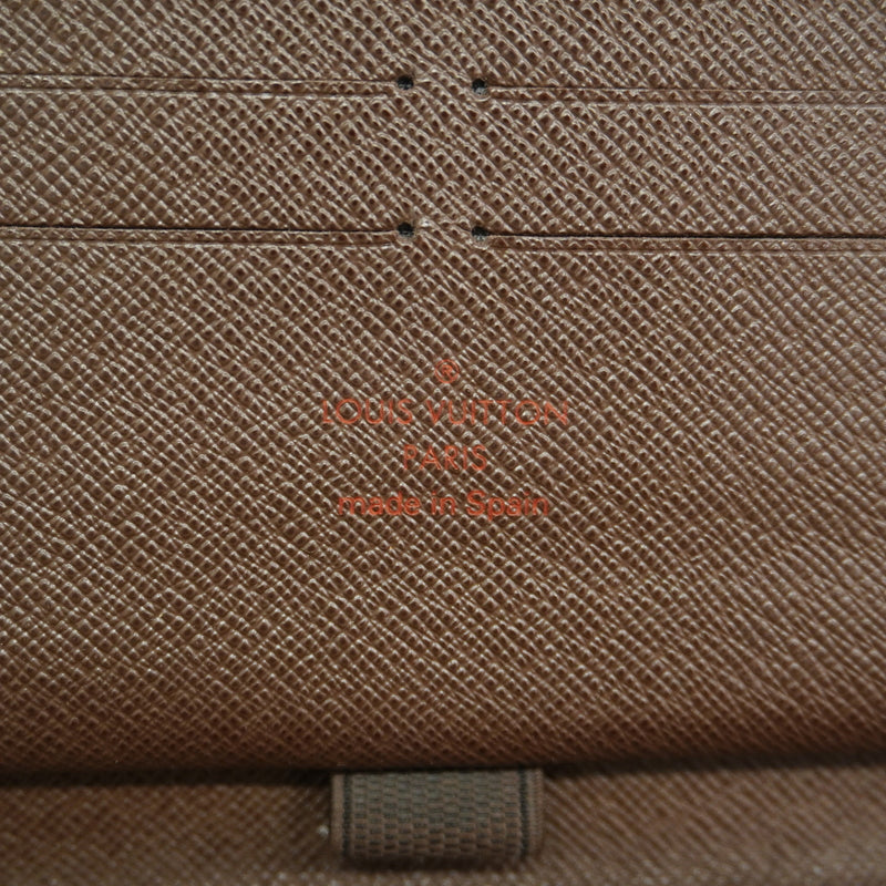 【6ie6495】ルイヴィトン 長財布 ダミエ ジッピーオーガナイザー N60003 エベヌ【中古】メンズ レディース ユニセックス